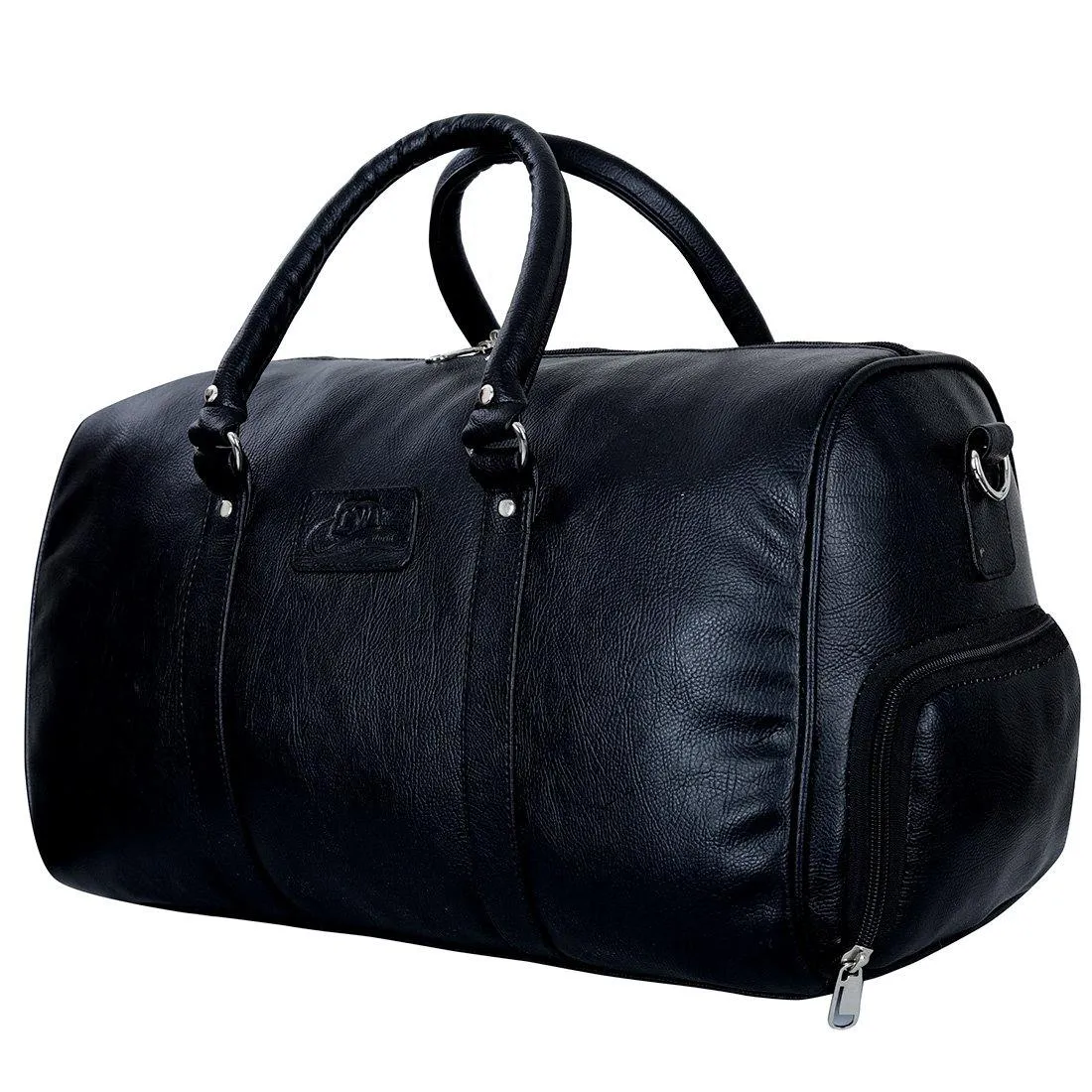 Luxurious Synthetic Leather Travel Duffel Bag with Shoe Compartment