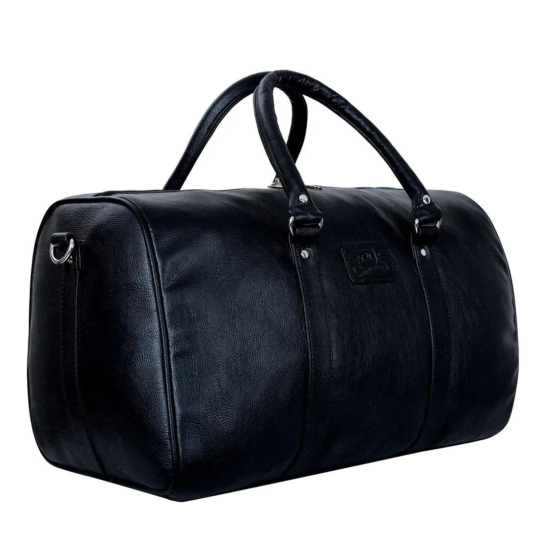 Luxurious Synthetic Leather Travel Duffel Bag with Shoe Compartment