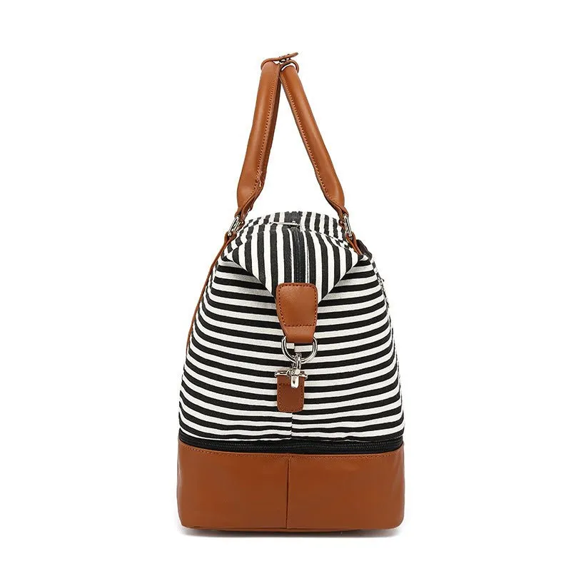 Luxy Moon Canvas Weekend Duffle Bag Womens