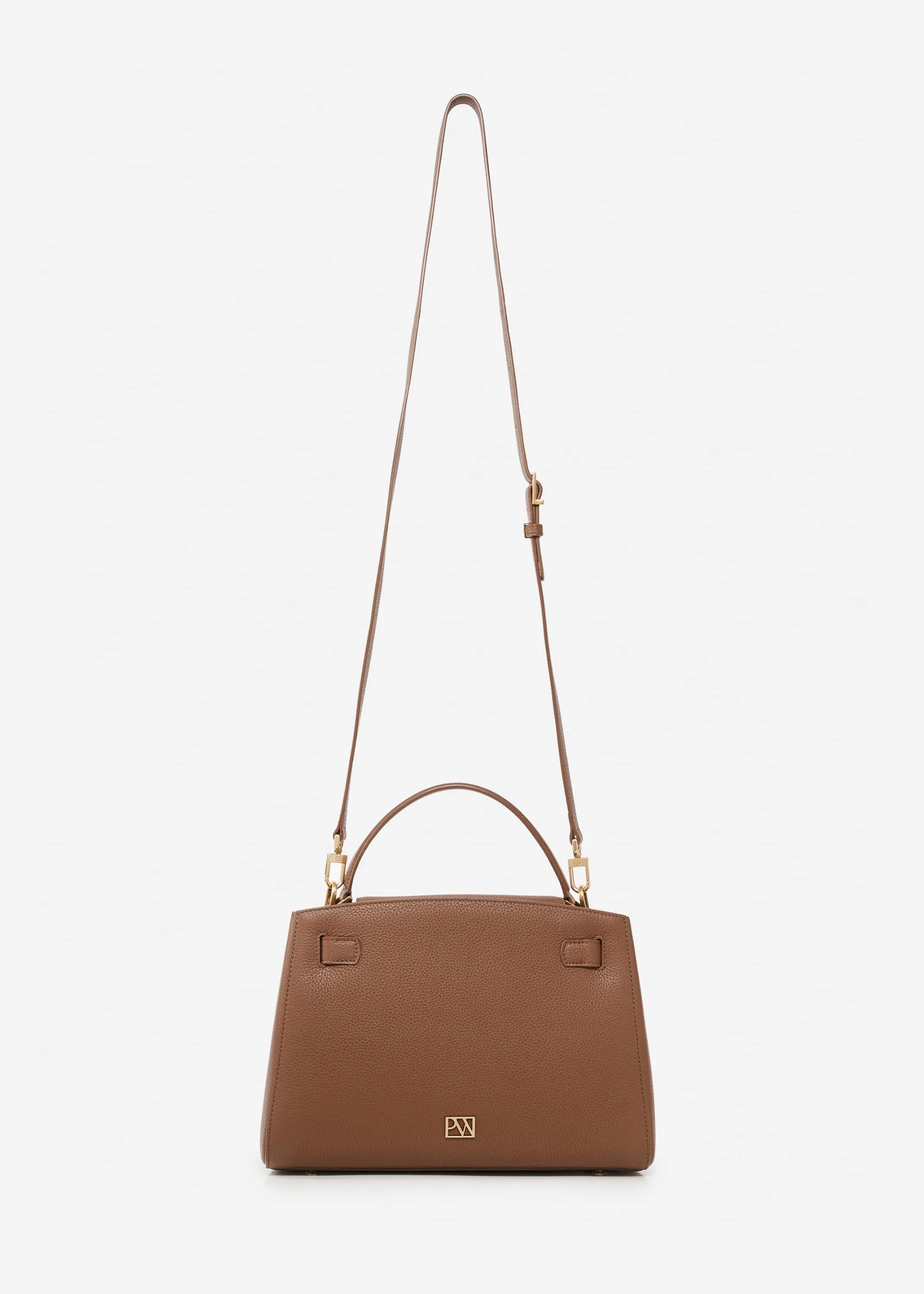 Madison Top Handle Bag - Pebbled