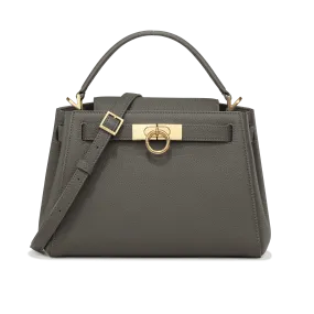 Madison Top Handle Bag - Pebbled