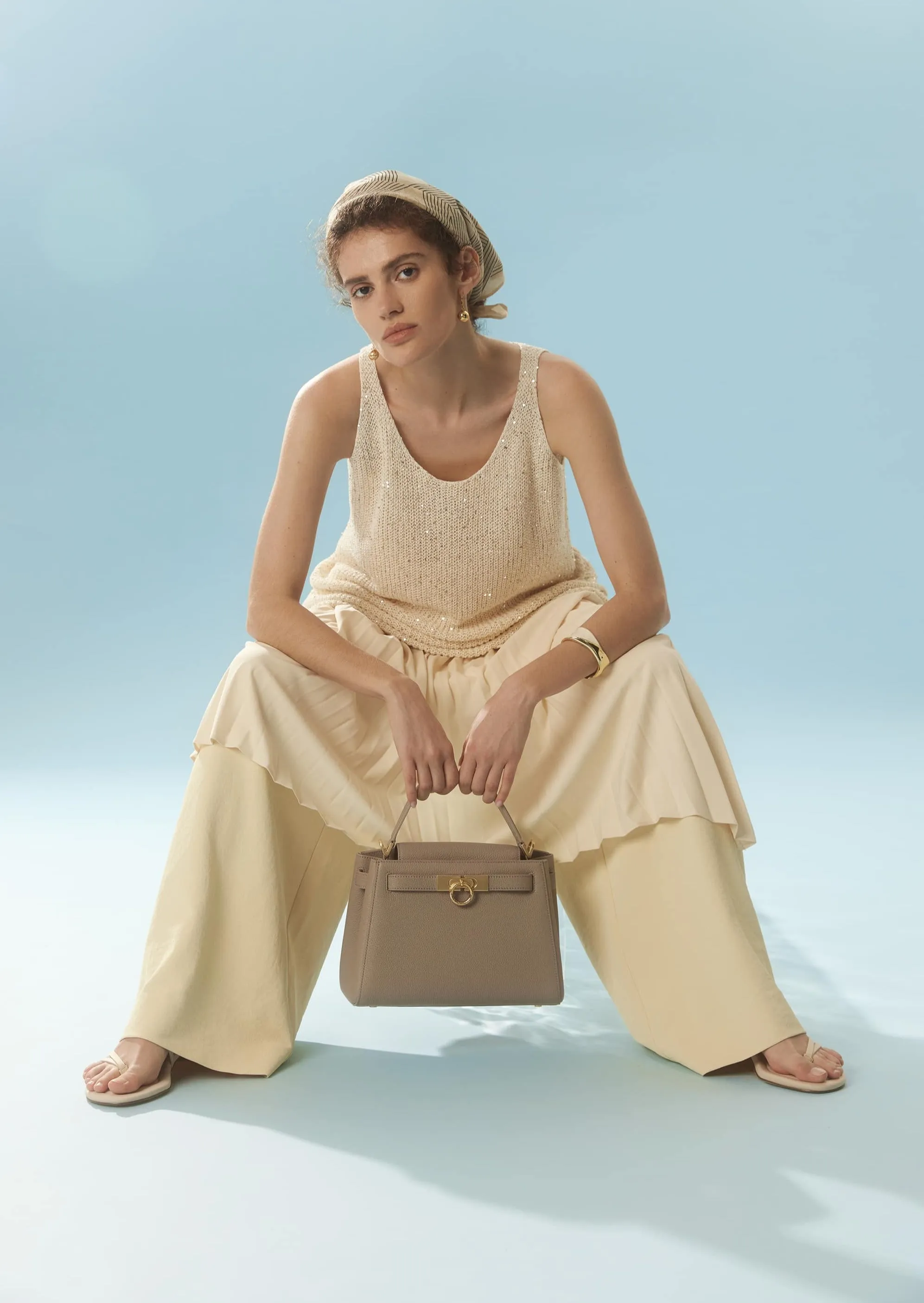 Madison Top Handle Bag - Pebbled