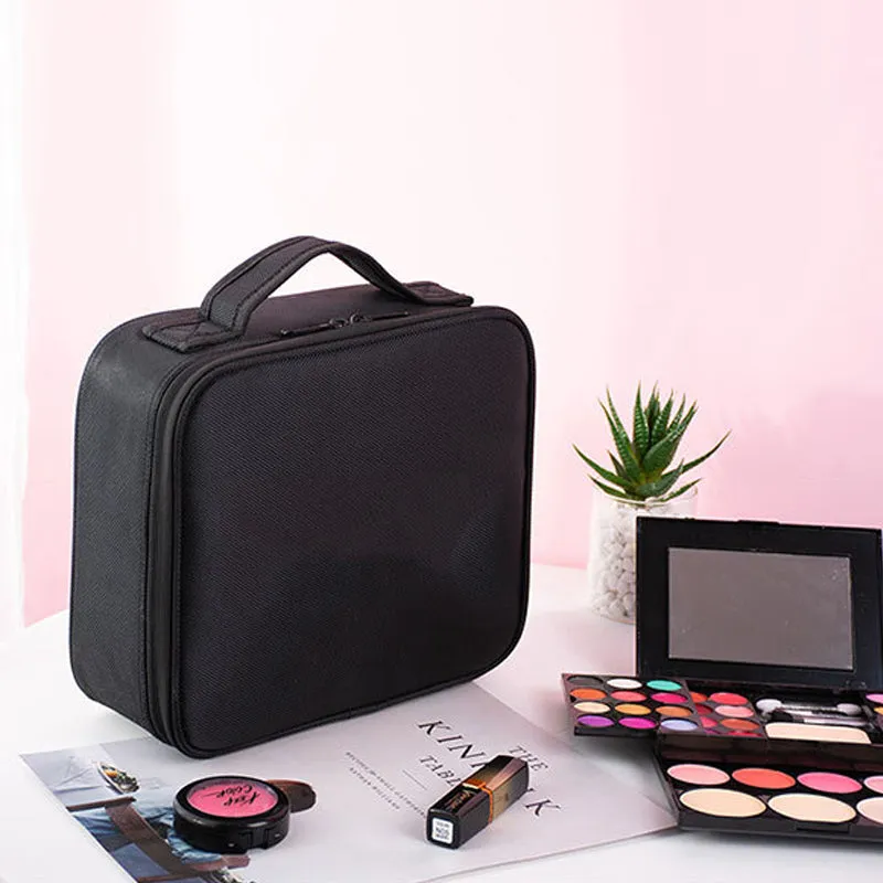 Makeup bag for organized and light travel