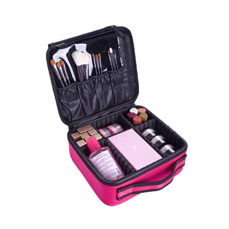 Makeup bag for organized and light travel