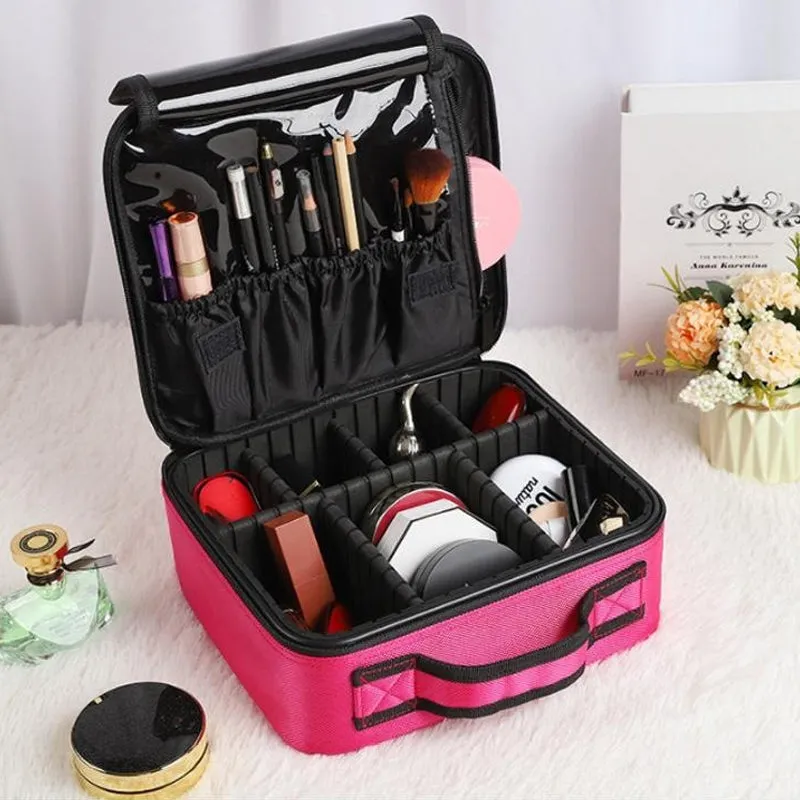 Makeup bag for organized and light travel