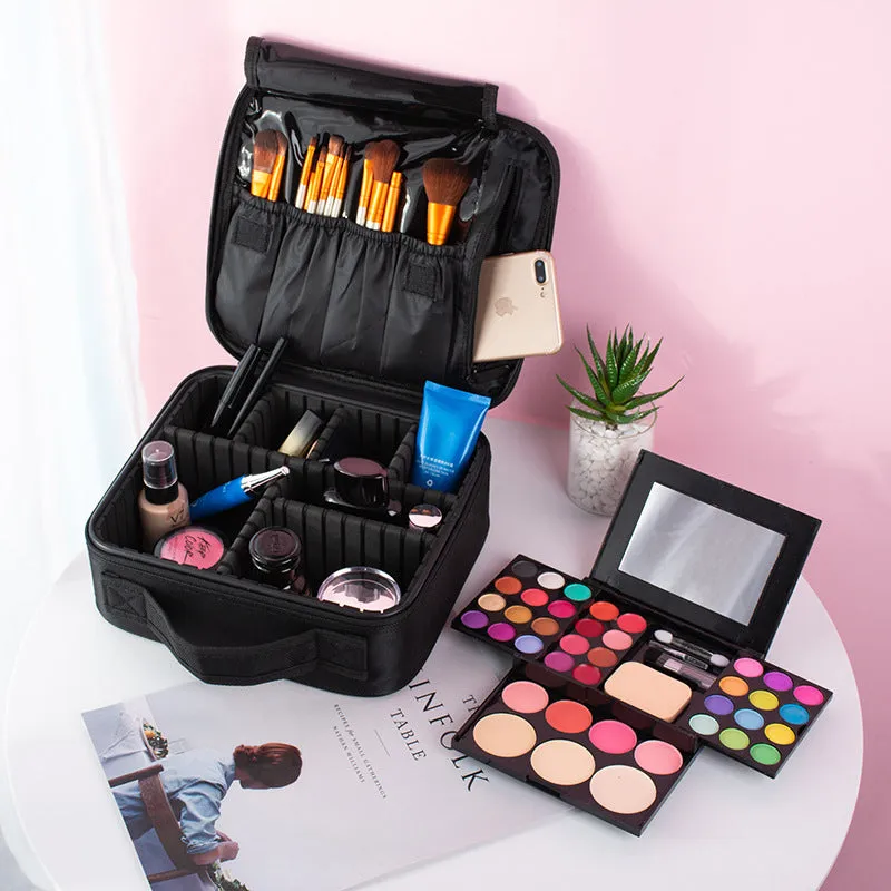 Makeup bag for organized and light travel