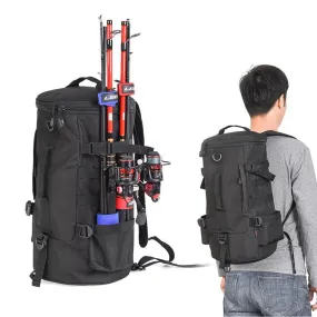 Marksman  Cylindrical  Fishing  Rod  Satchel