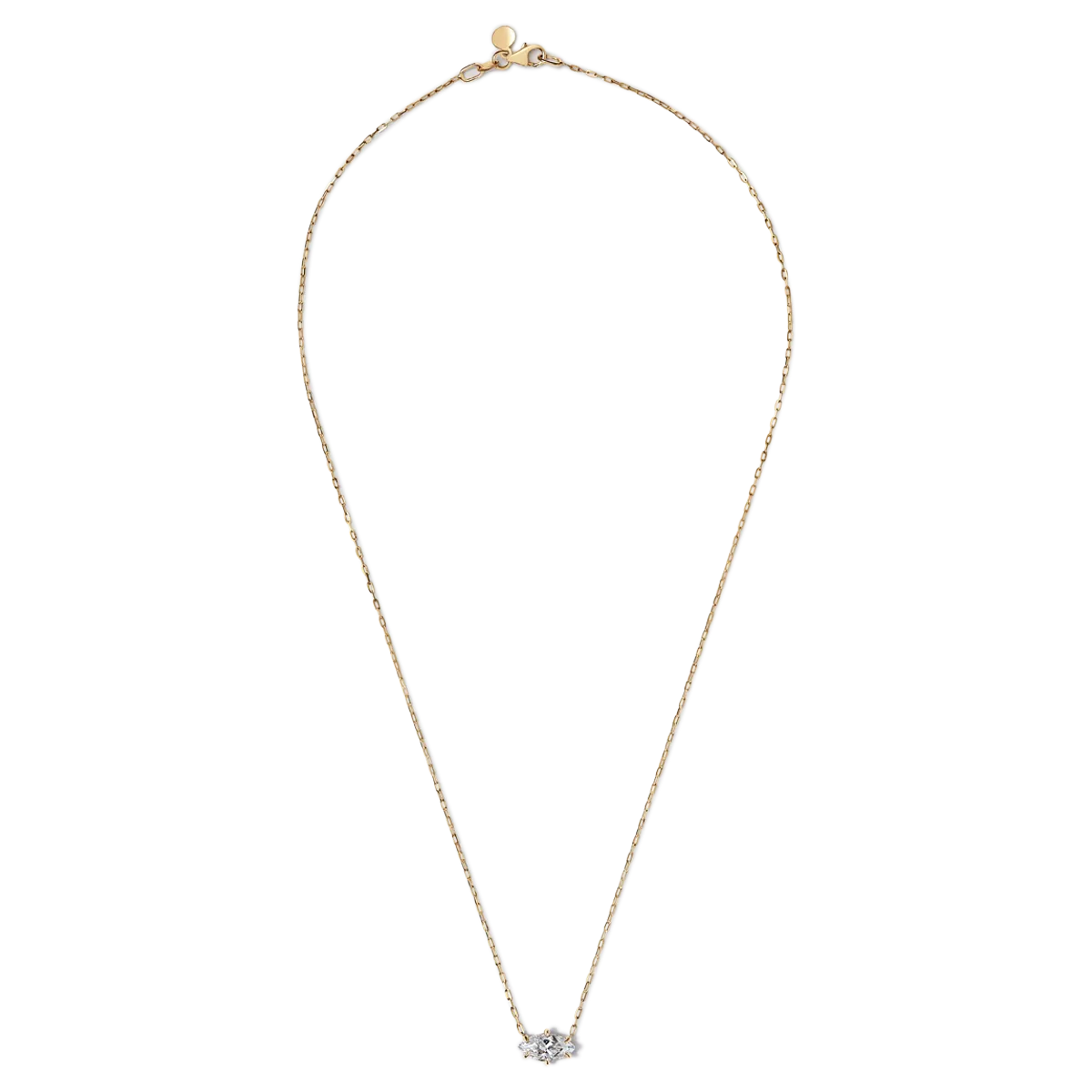 Marquise Cut Diamond Solitaire Pendant