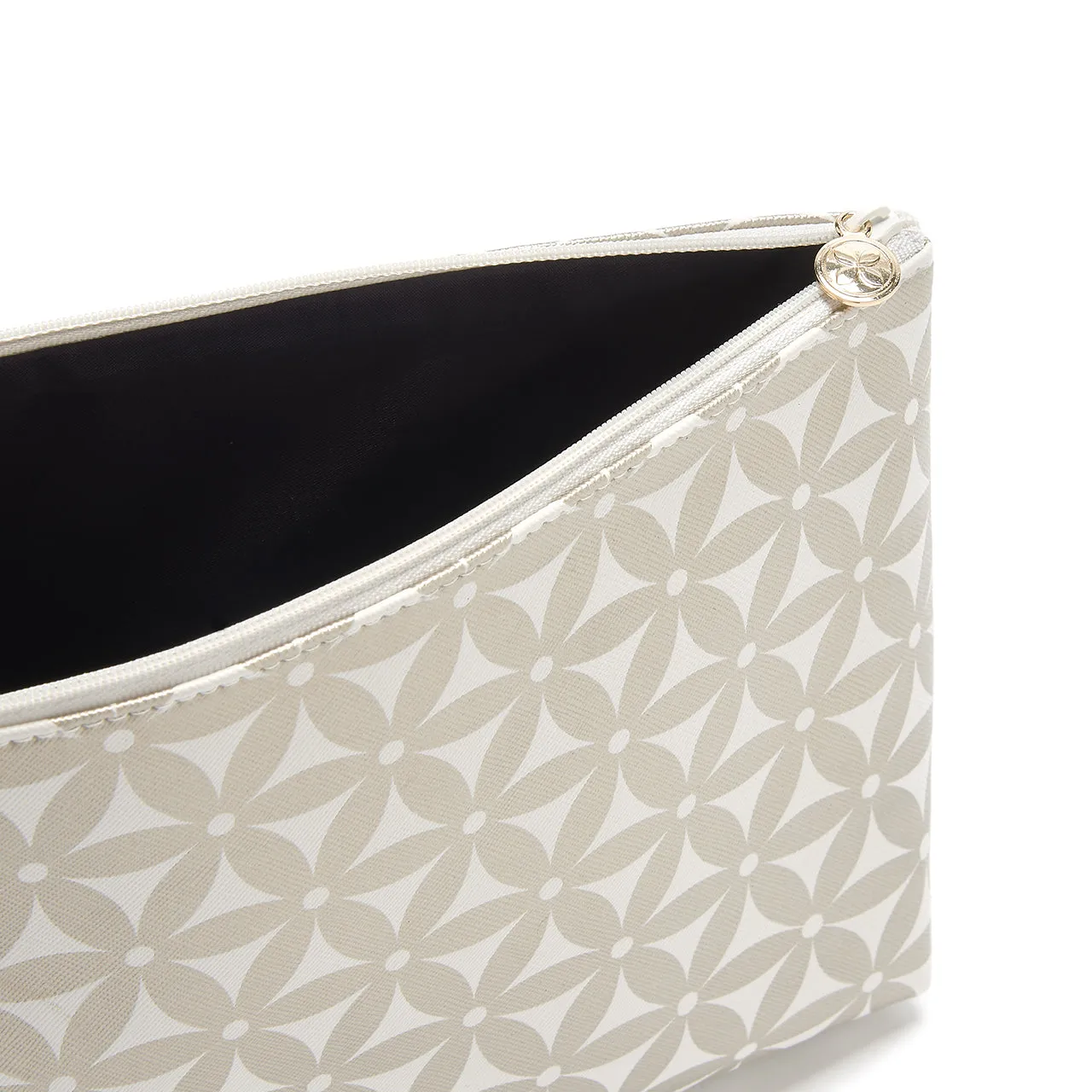 'Mia' Large Makeup Bag in Starflower Gold