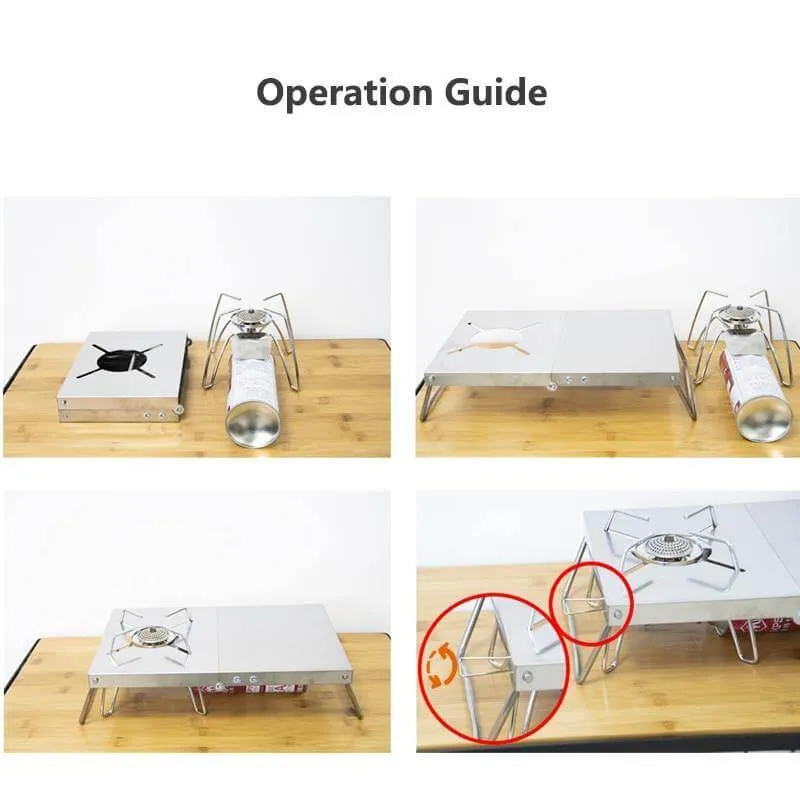 Mini Foldable Camping Table Set