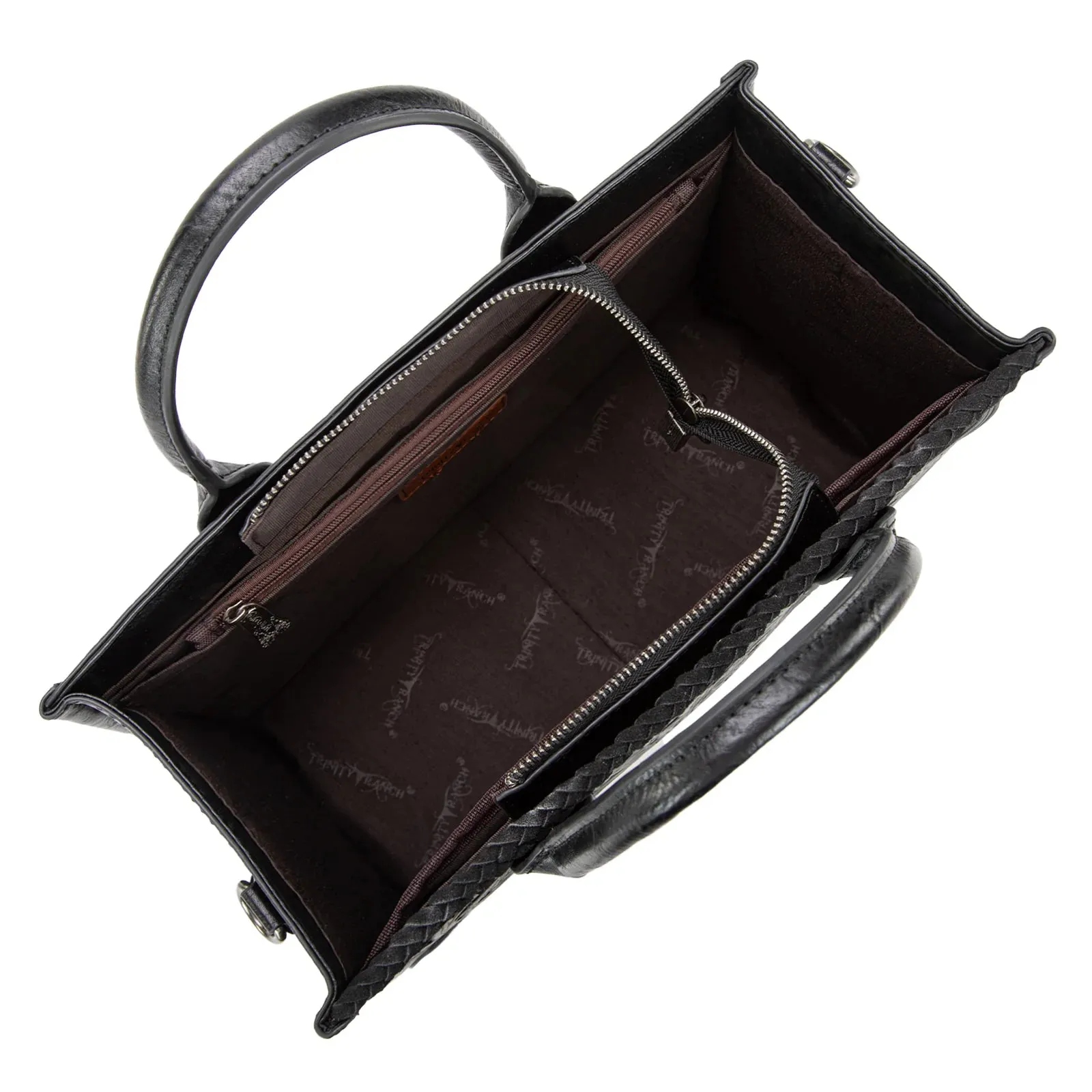 Mini Tooled Tote - Coffee