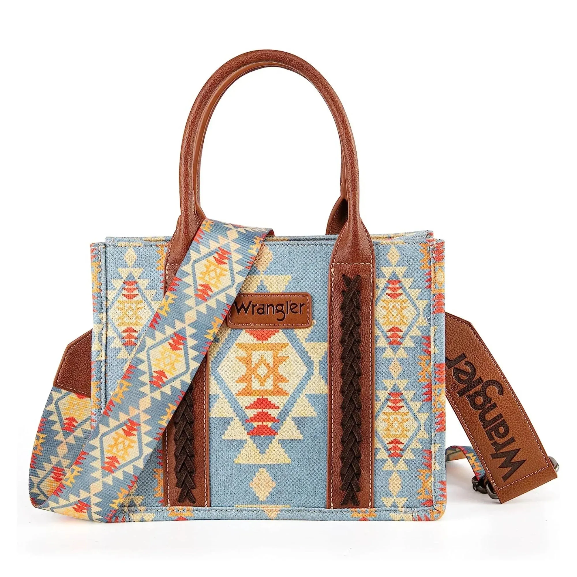 Mini Wrangler Southwestern Canvas Tote