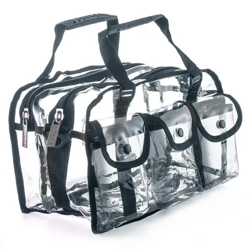 MST-250 MAKEUP CLEAR BAG BLACK