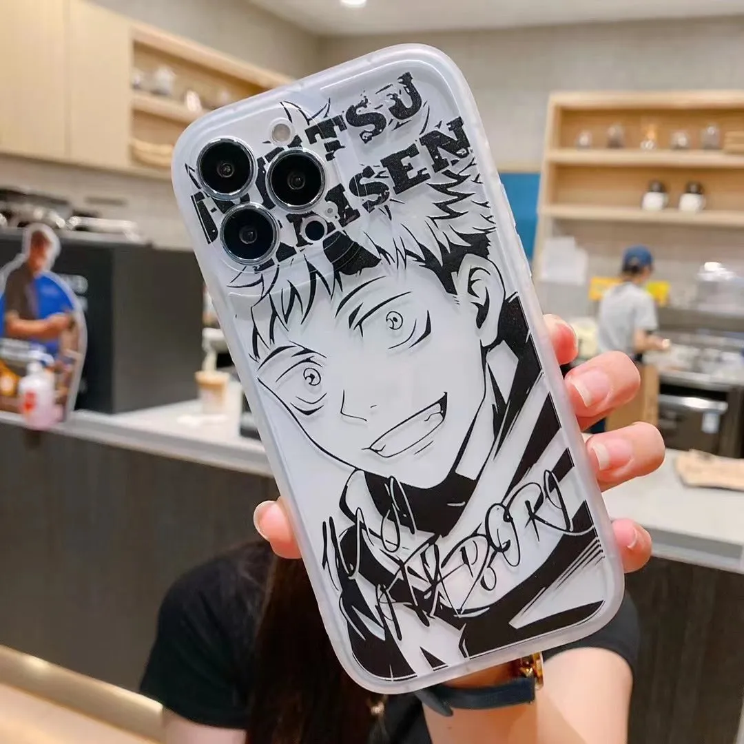 Narutoing Anime Transparent Shockproof Back Cover For iPhone 11 12 13 14 Pro Max Case