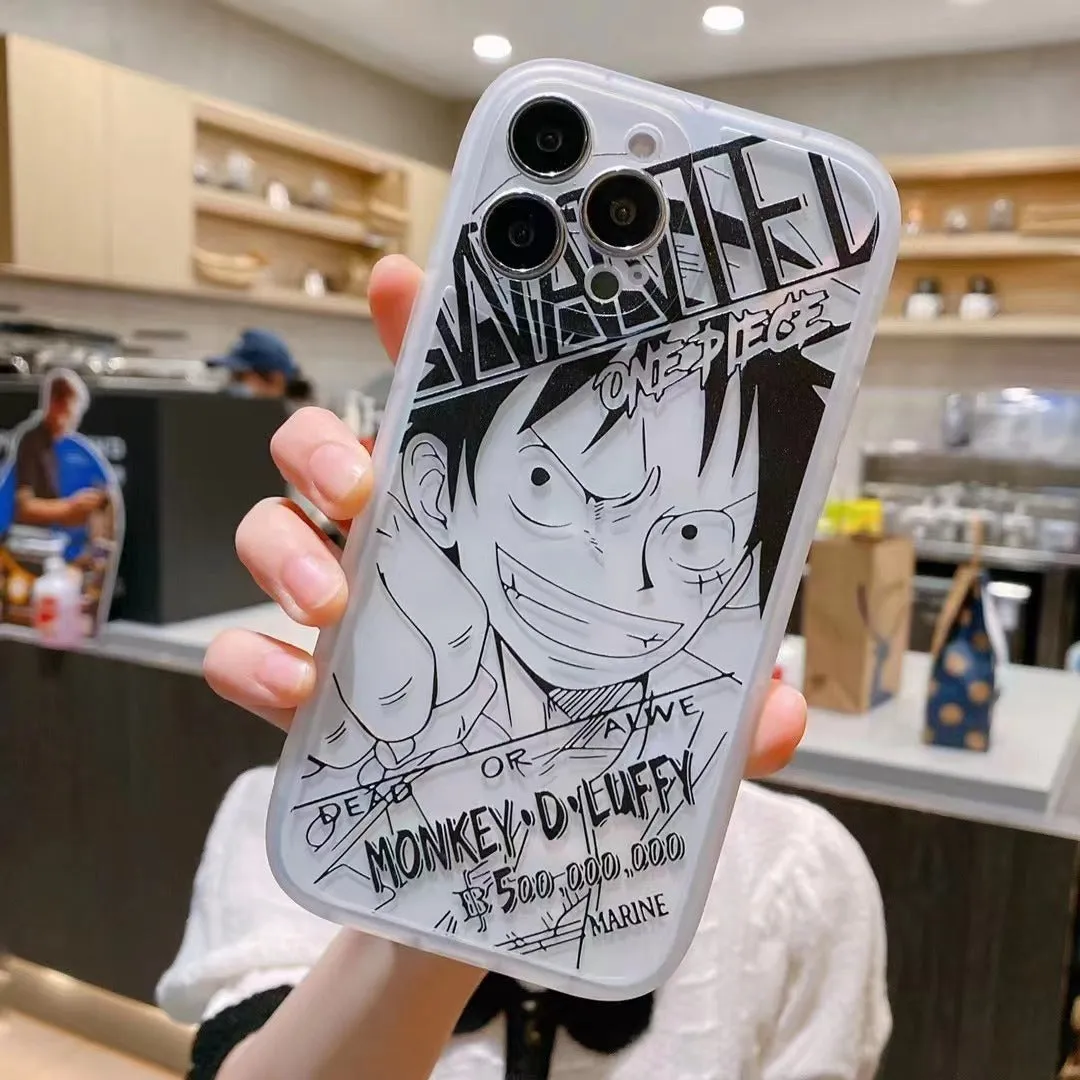 Narutoing Anime Transparent Shockproof Back Cover For iPhone 11 12 13 14 Pro Max Case