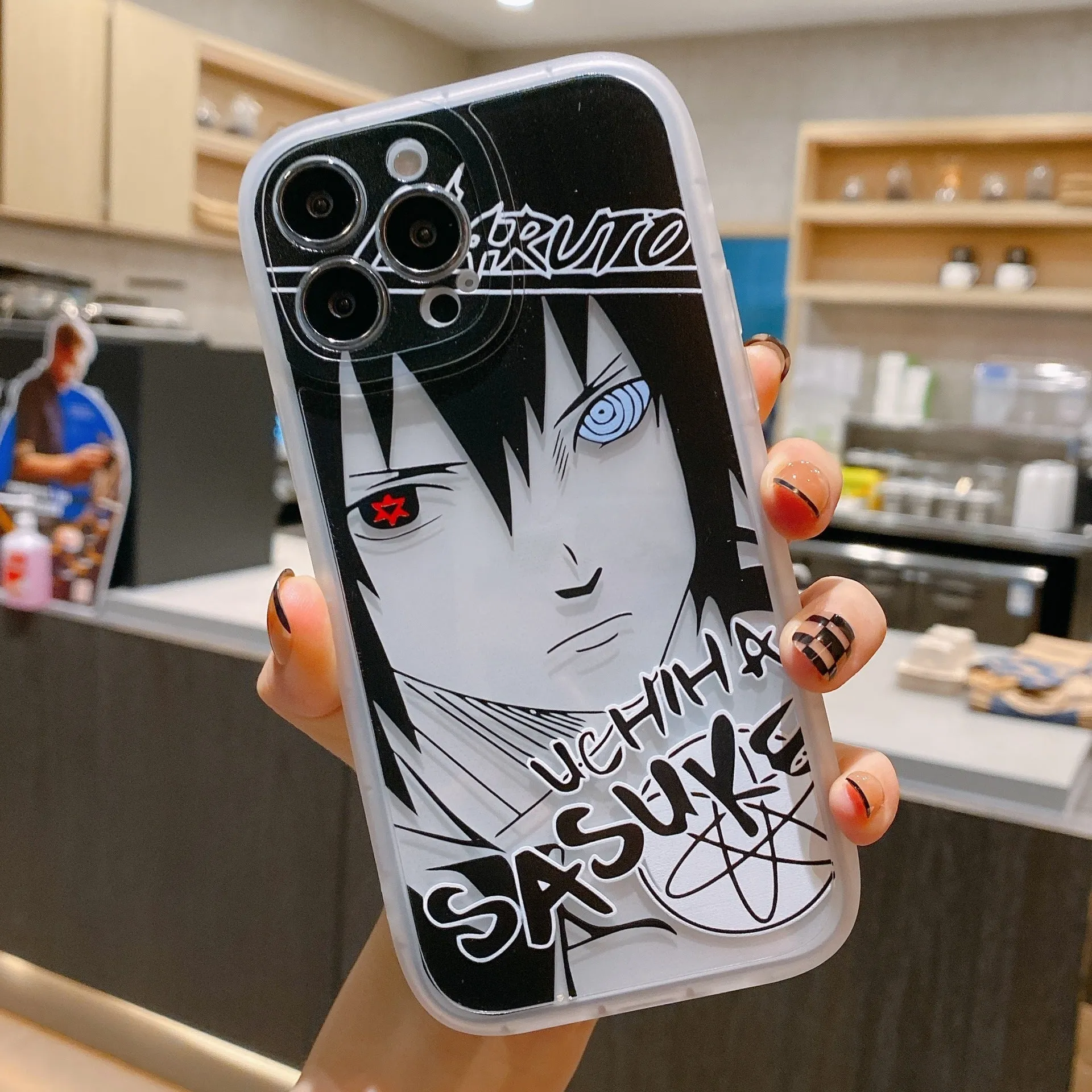 Narutoing Anime Transparent Shockproof Back Cover For iPhone 11 12 13 14 Pro Max Case