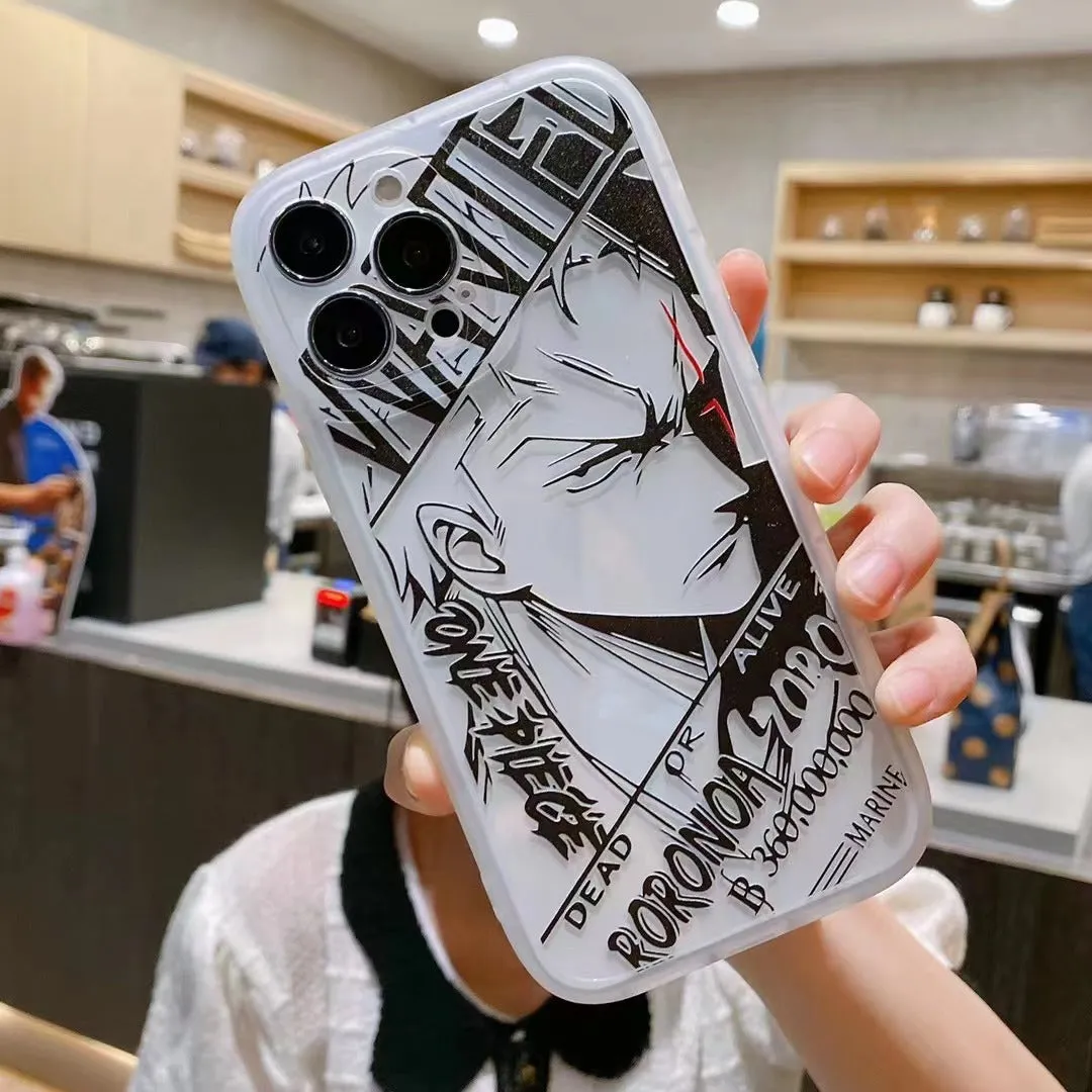 Narutoing Anime Transparent Shockproof Back Cover For iPhone 11 12 13 14 Pro Max Case