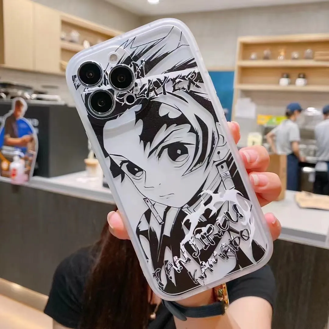 Narutoing Anime Transparent Shockproof Back Cover For iPhone 11 12 13 14 Pro Max Case