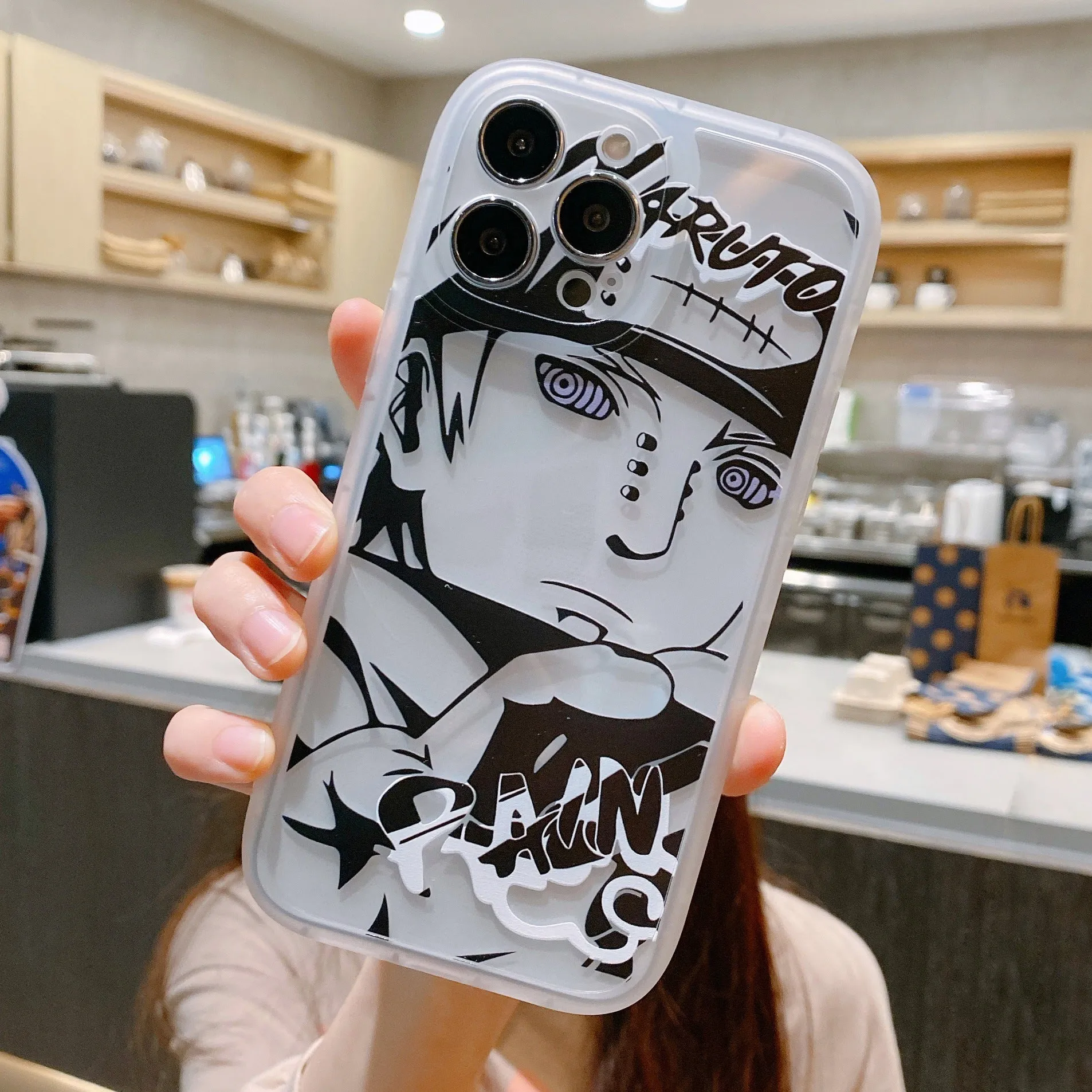 Narutoing Anime Transparent Shockproof Back Cover For iPhone 11 12 13 14 Pro Max Case