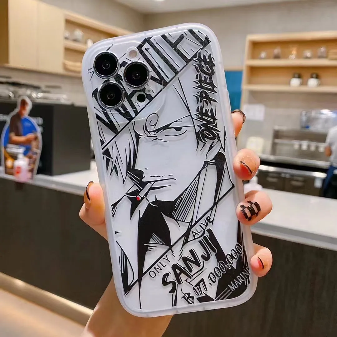 Narutoing Anime Transparent Shockproof Back Cover For iPhone 11 12 13 14 Pro Max Case