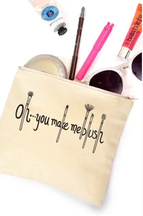 Natural "Oh... you make me blush" Makeup Bag