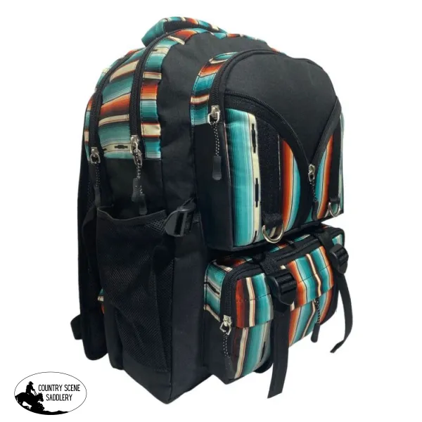 NEW! Showman Teal Serape Tactical Backpack