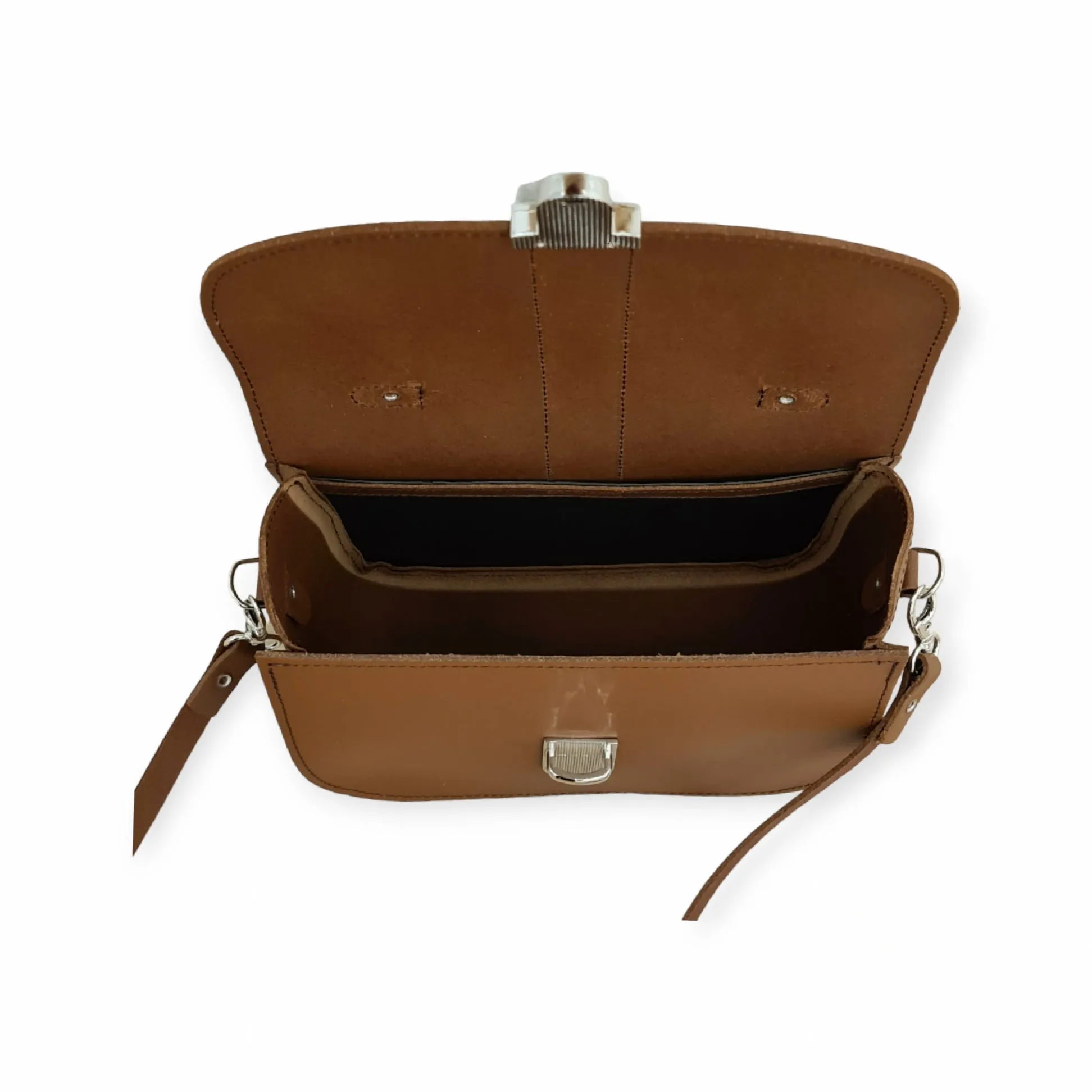 Olympia Handmade Leather Bag - Chestnut