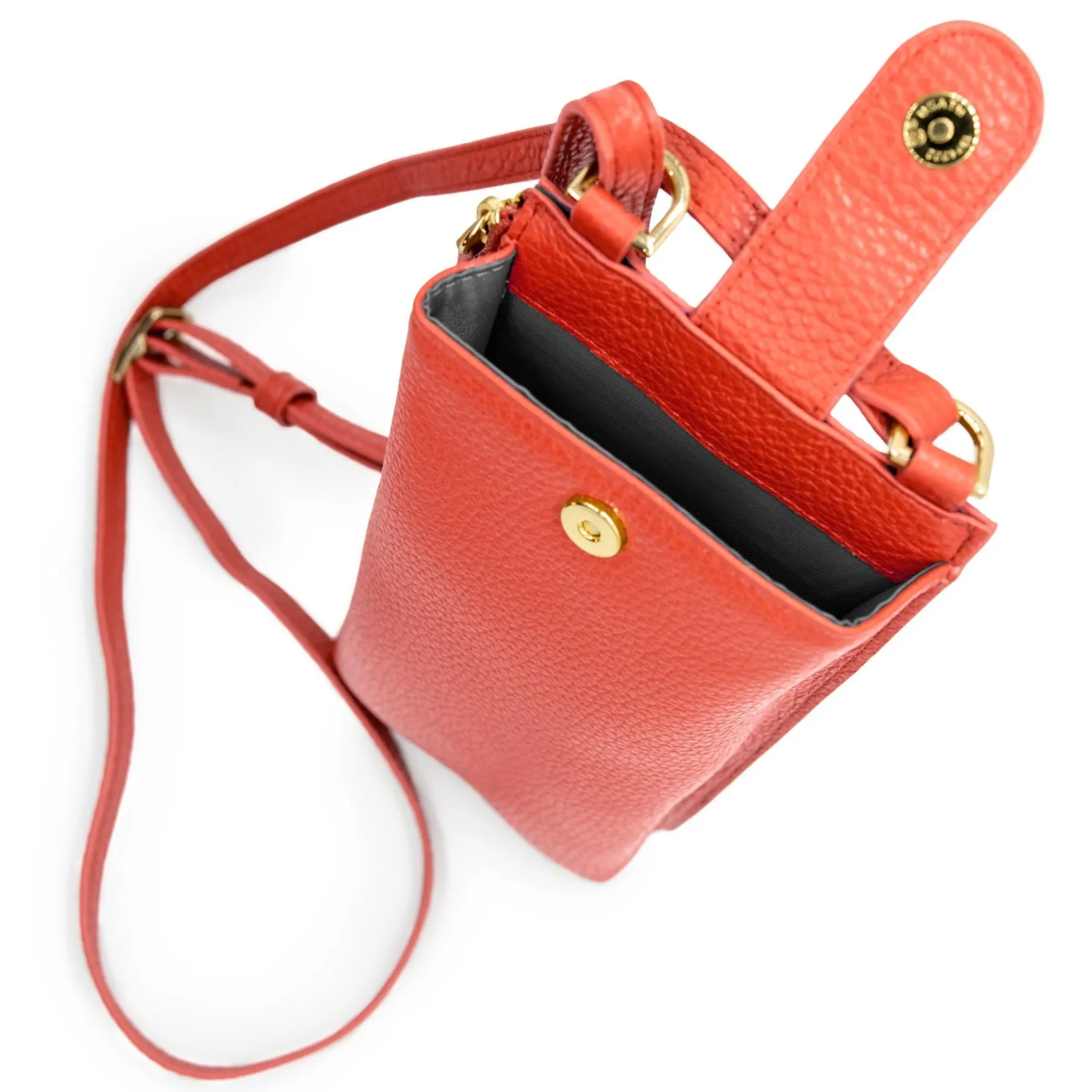 Paris Phone Crossbody - Coral