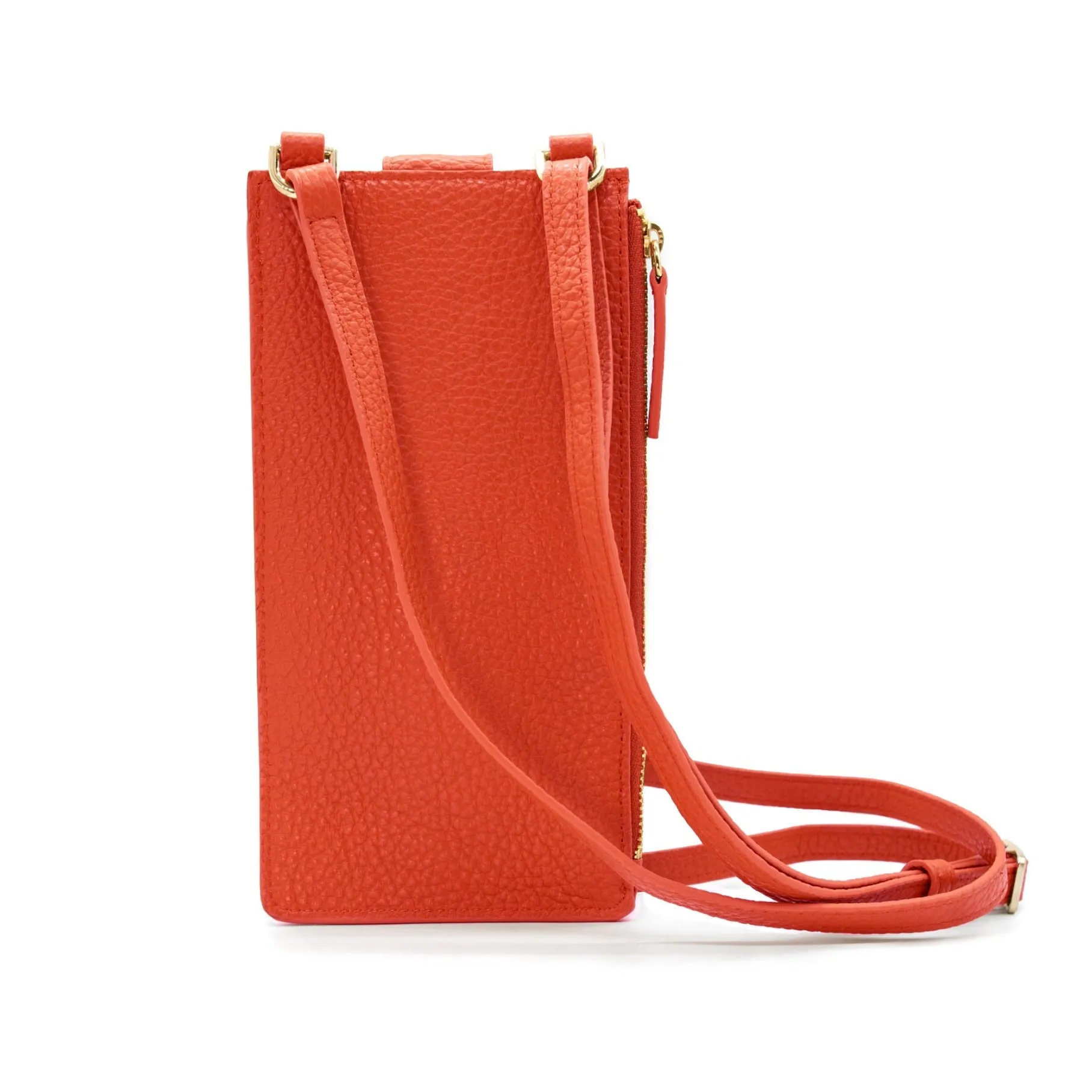 Paris Phone Crossbody - Coral