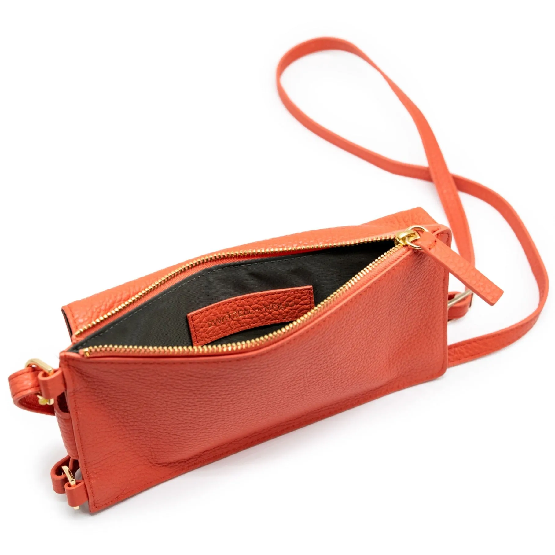 Paris Phone Crossbody - Coral