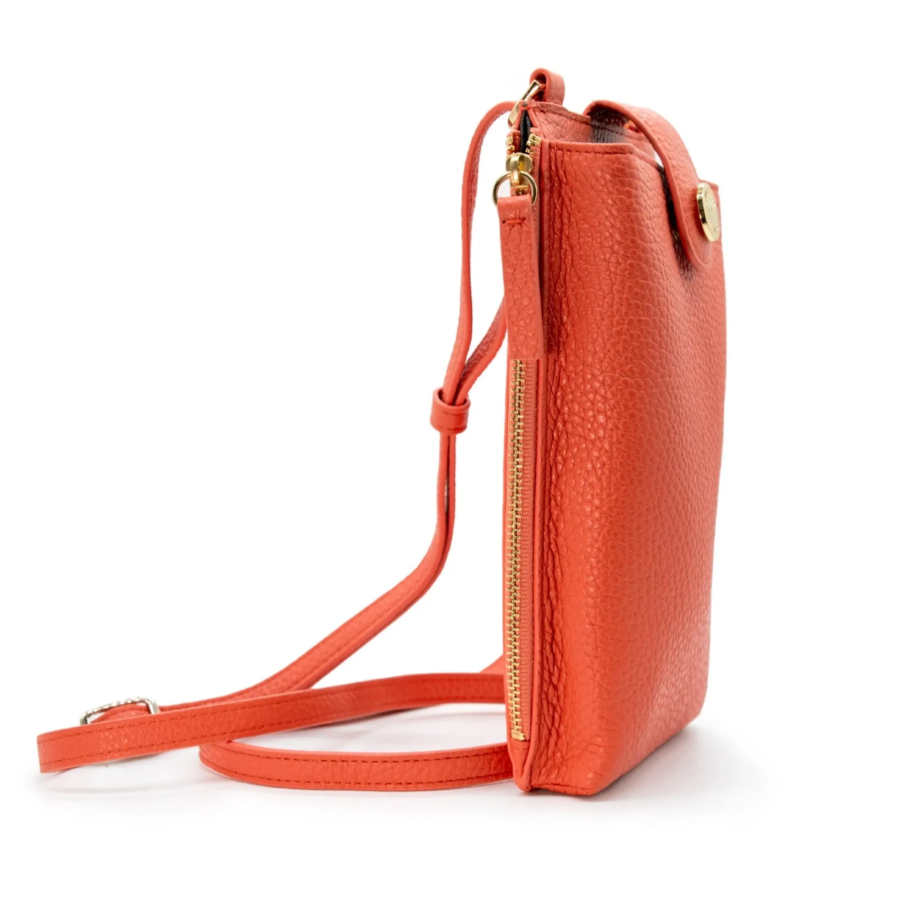 Paris Phone Crossbody - Coral