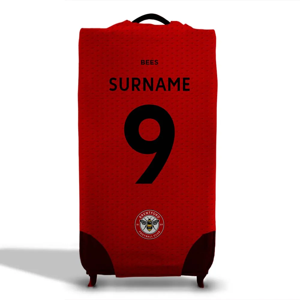 Personalised Brentford FC Suitcase Cover (Large)