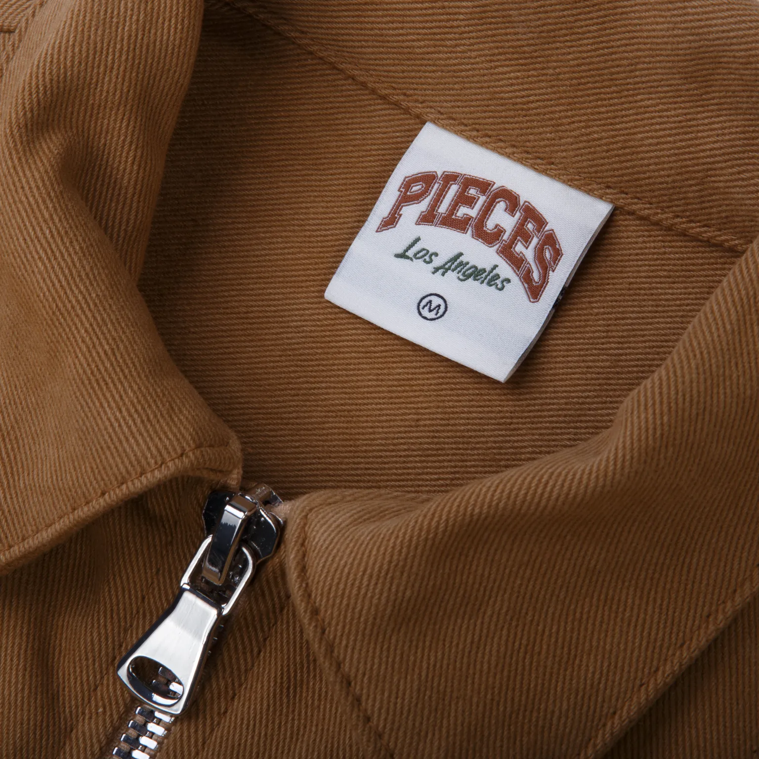 Pieces Country Club Zip Shirt Camel