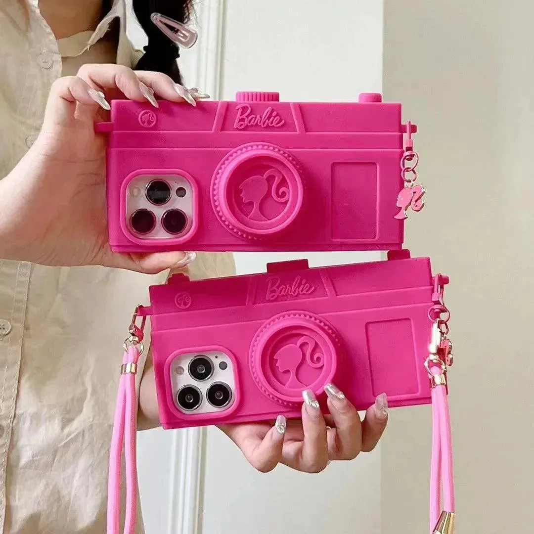 Pink Barbie Camera Bag Case (For iPhones)