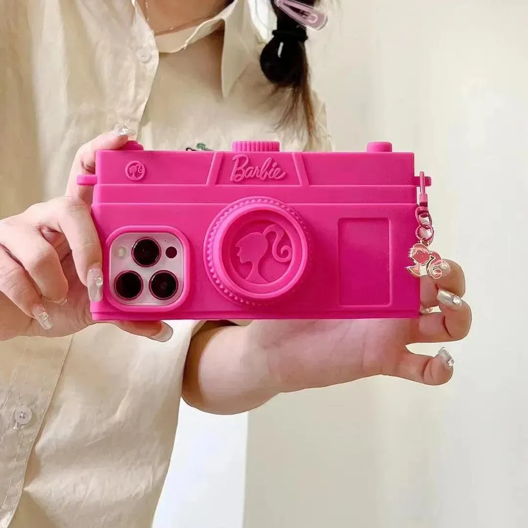 Pink Barbie Camera Bag Case (For iPhones)