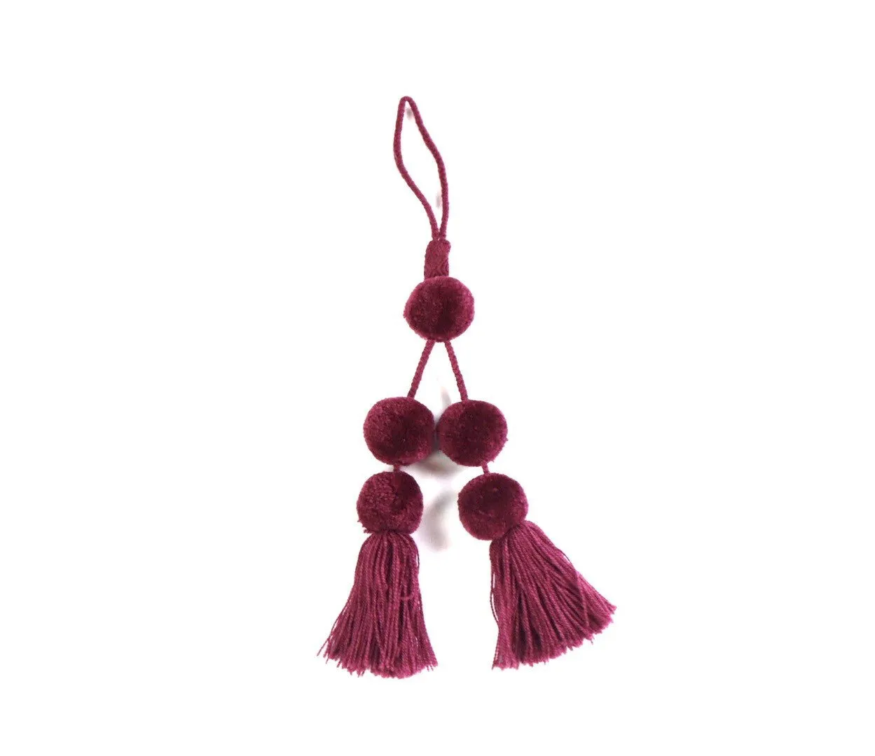 Pom Pom Charm Tassel