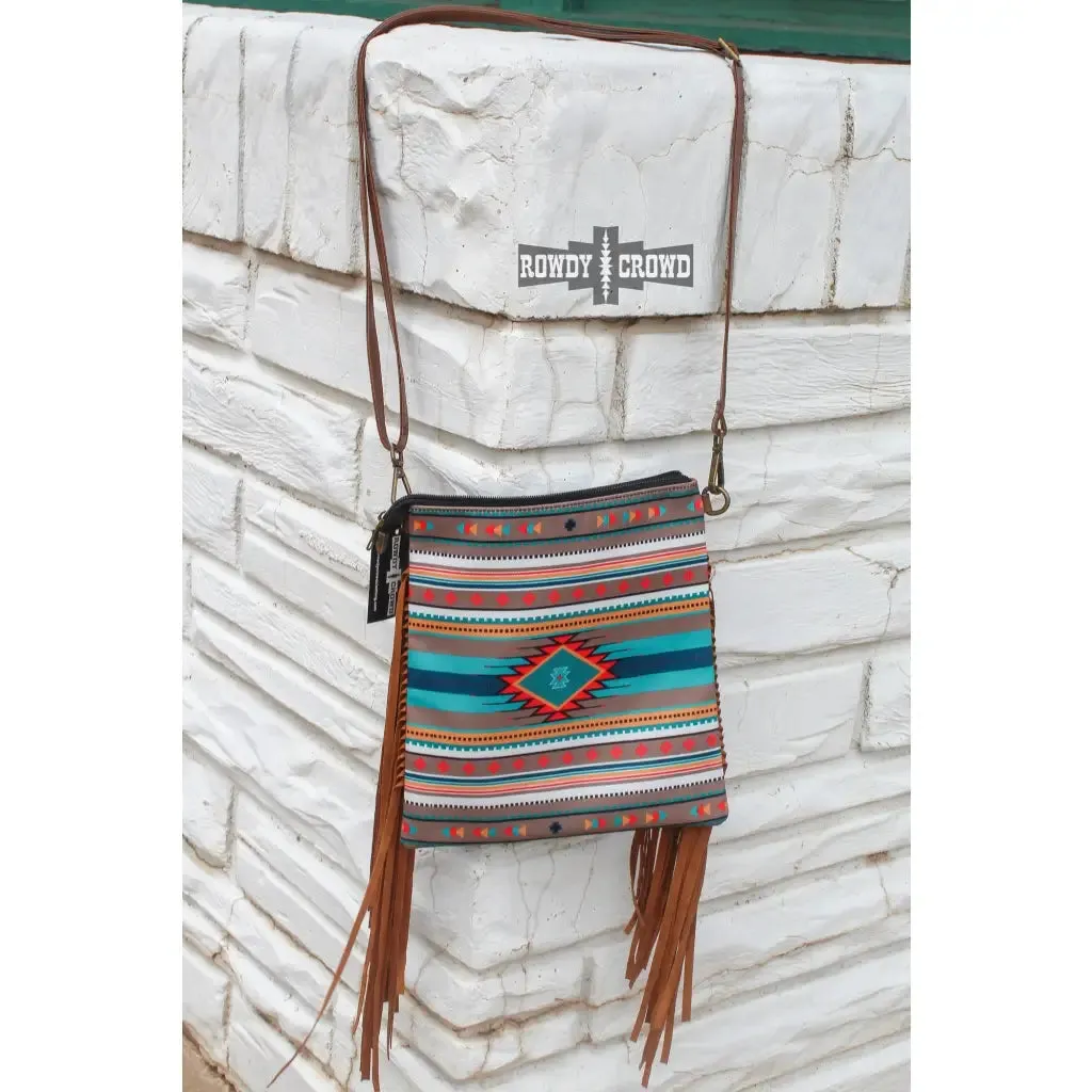 Pondasetta Fringe Purse