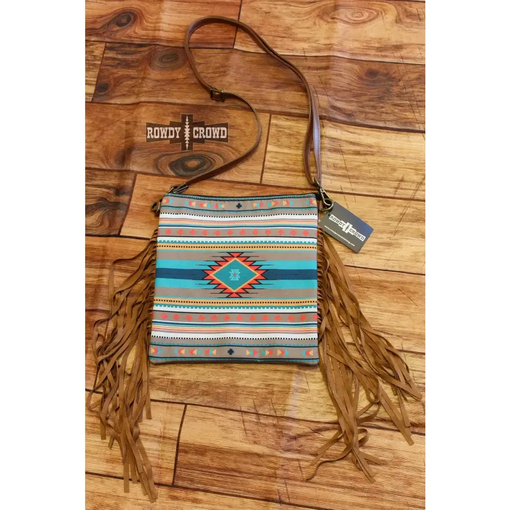 Pondasetta Fringe Purse