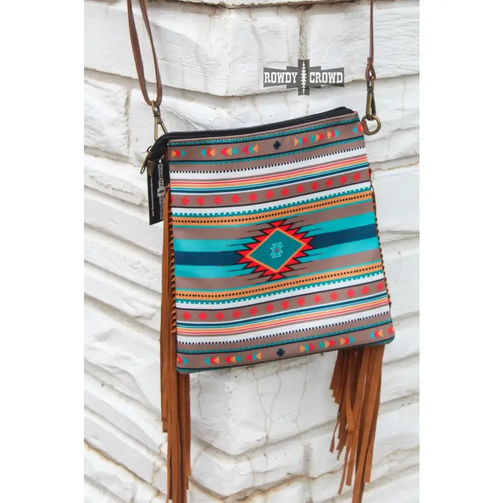 Pondasetta Fringe Purse