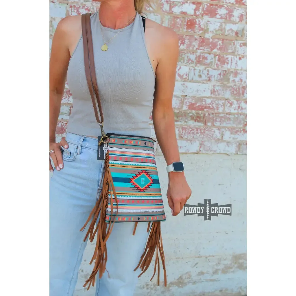 Pondasetta Fringe Purse