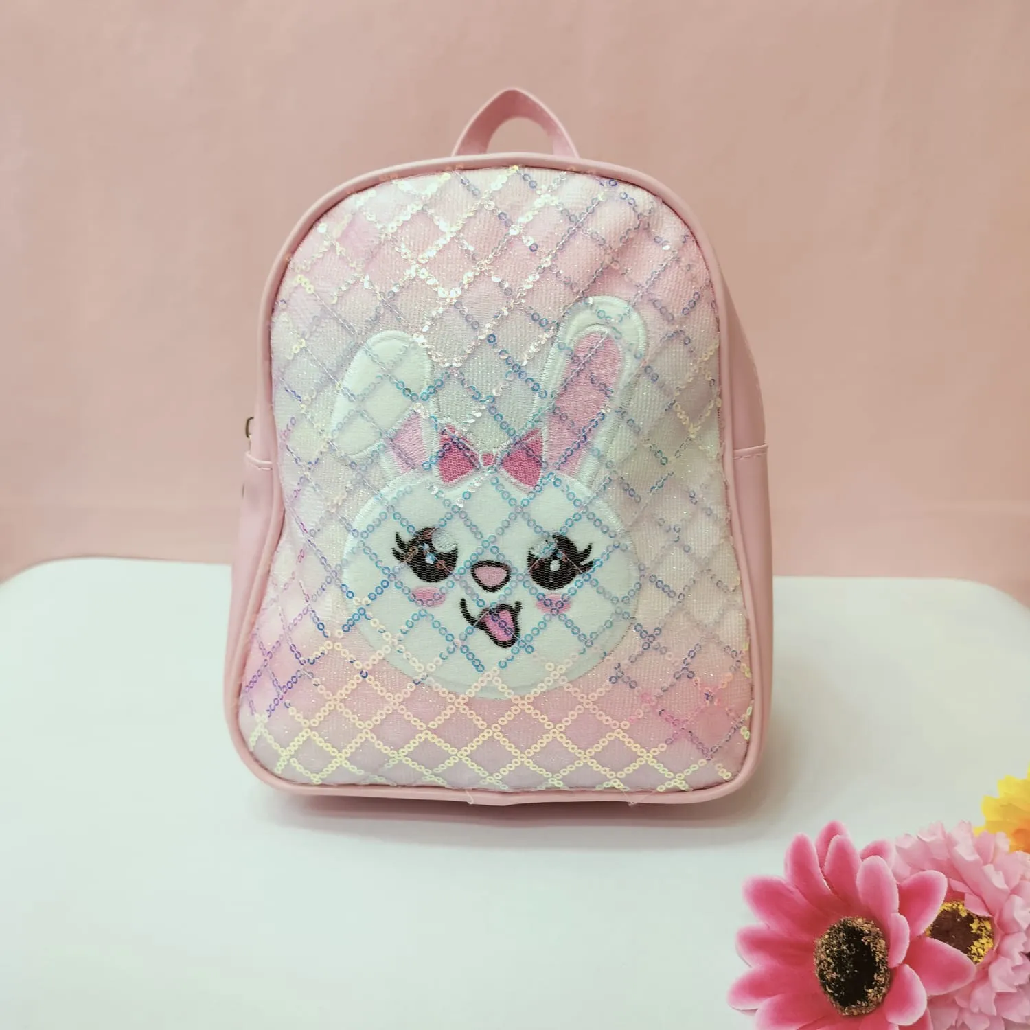 Printed Rabbit Mini Backpack.