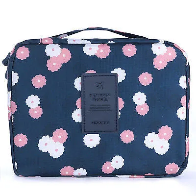 "Iconic beauty" Compact Makeup toiletry travel organizer Bag