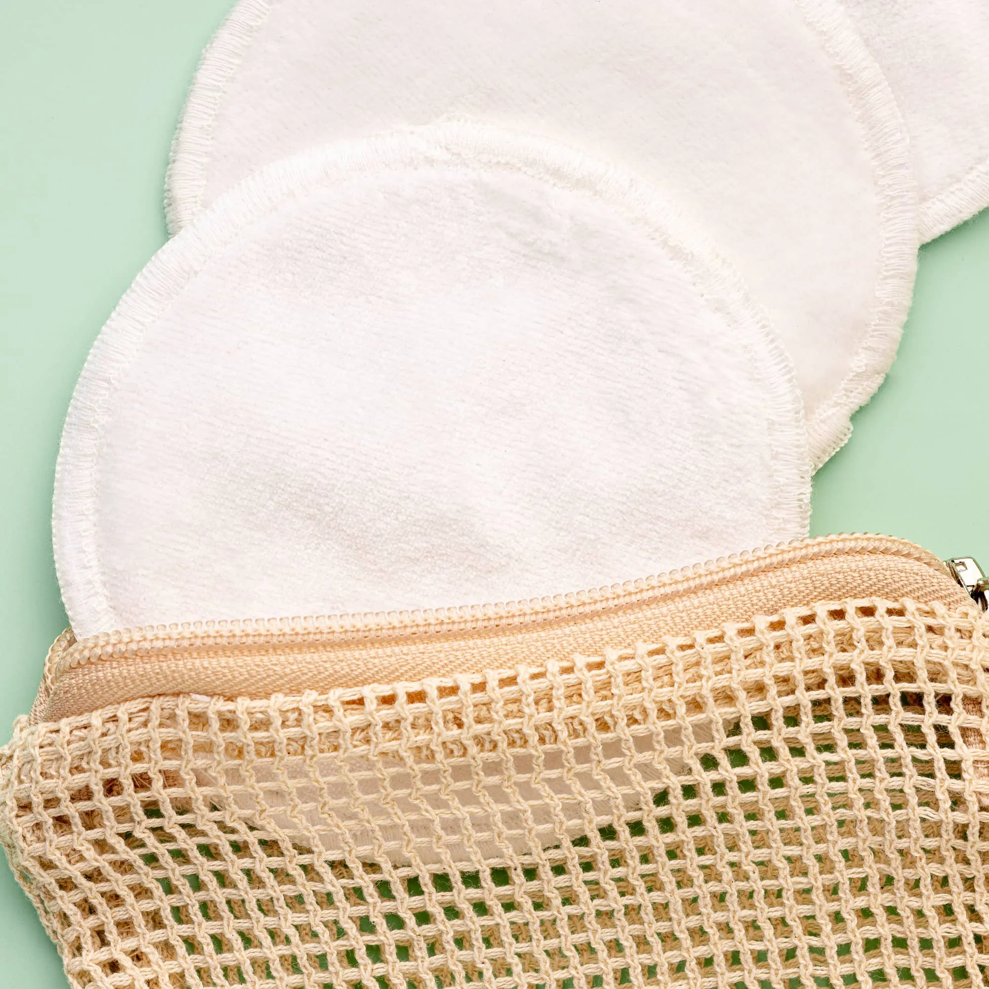 Reusable Cotton Pads for Face Care (Organic Cotton & Bamboo)