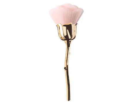 Rose Makeup Brush Gold And Pink