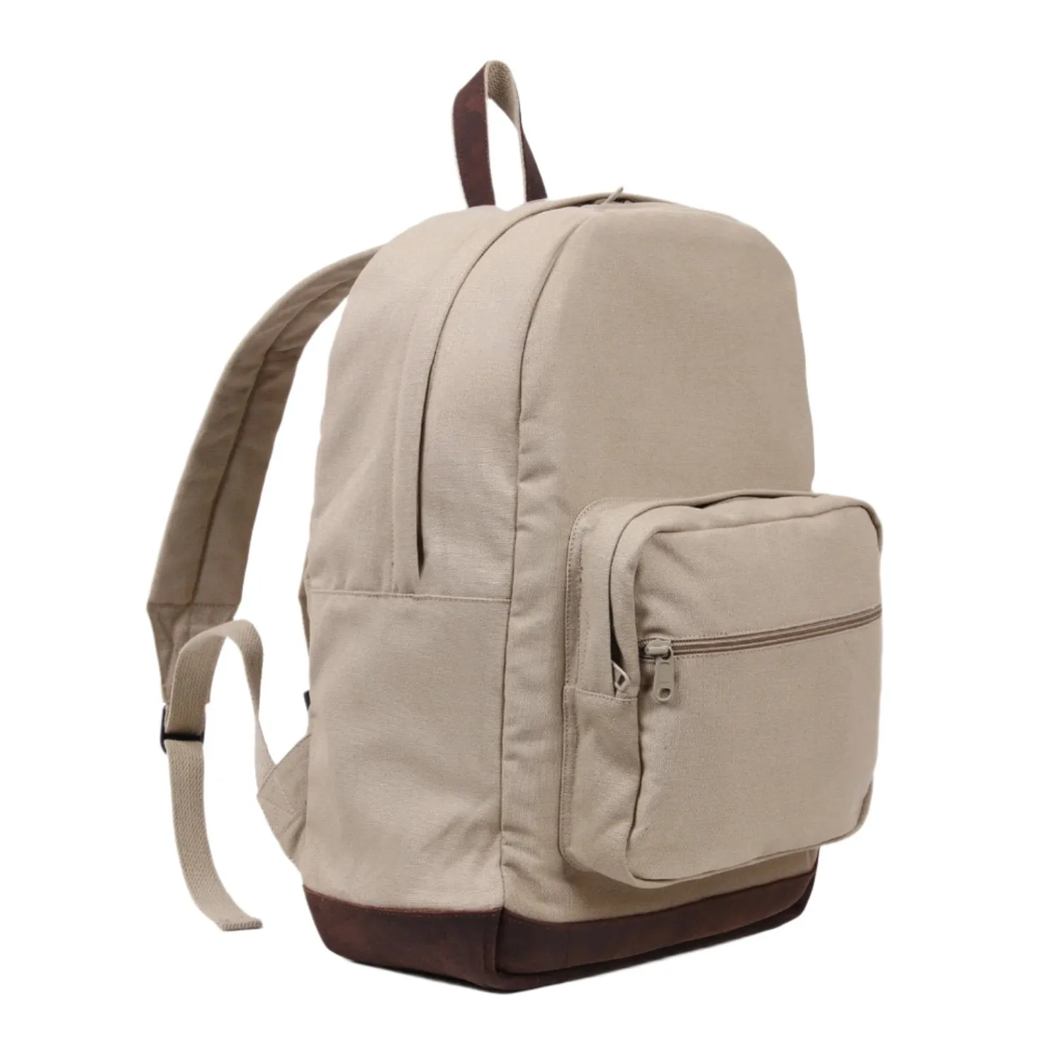 Rothco Vintage Canvas Teardrop Backpack with Leather Accents