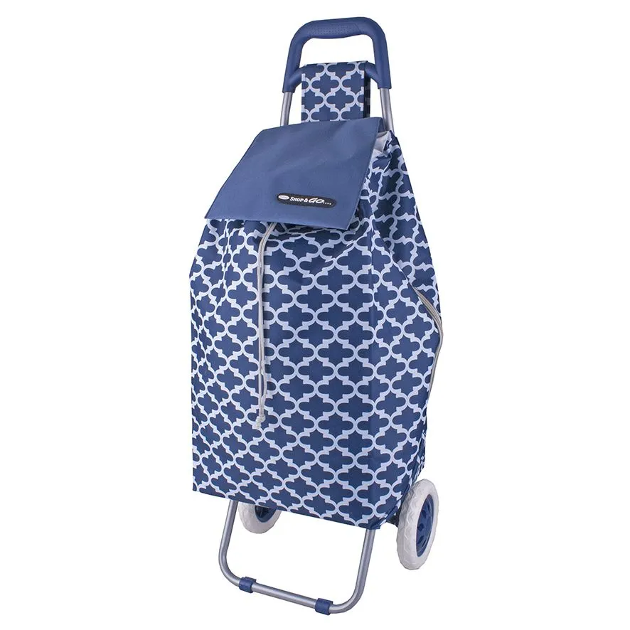 Sachi Shop & Go - Sprint Shopping Trolley - Moroccan Navy