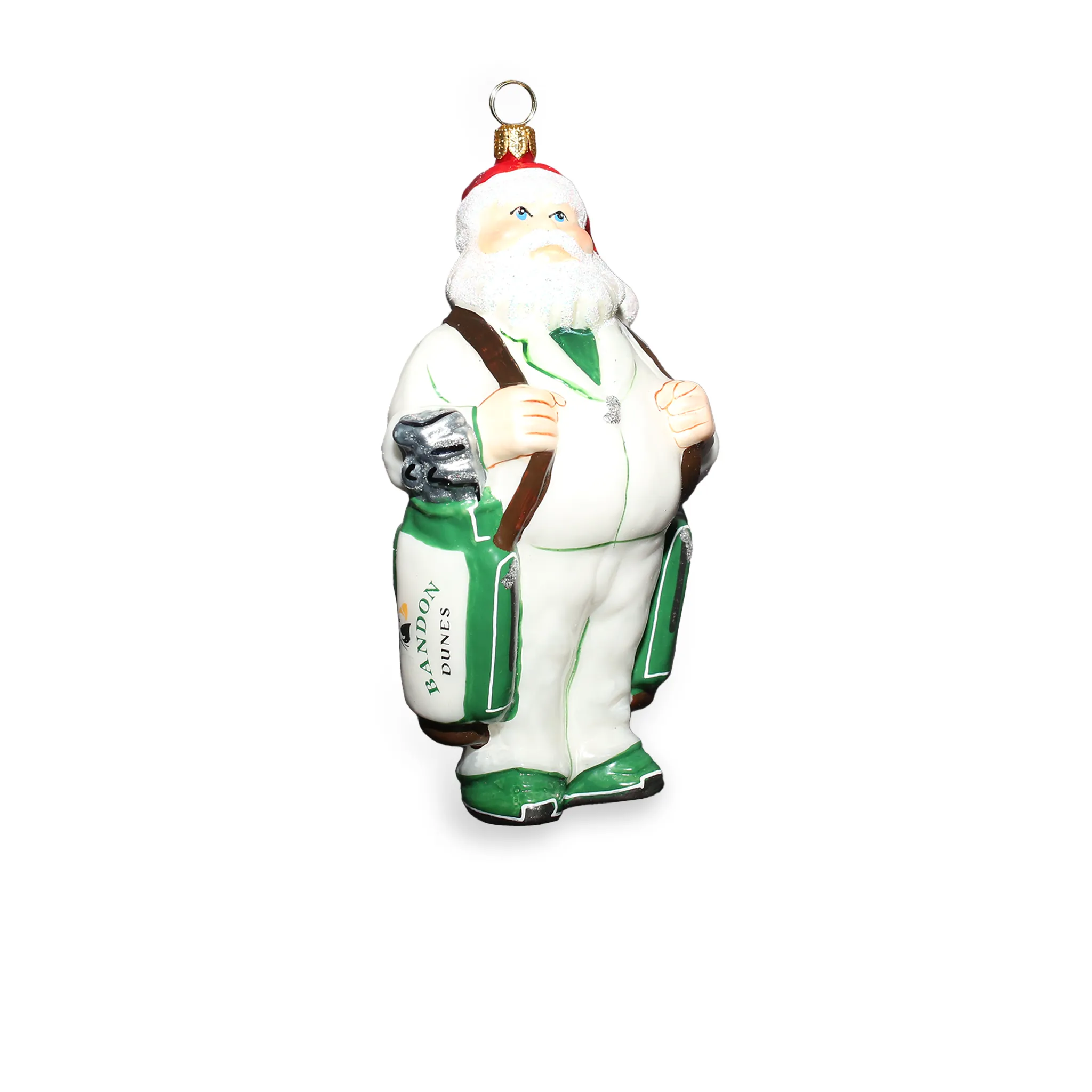 Santa Caddie Ornament