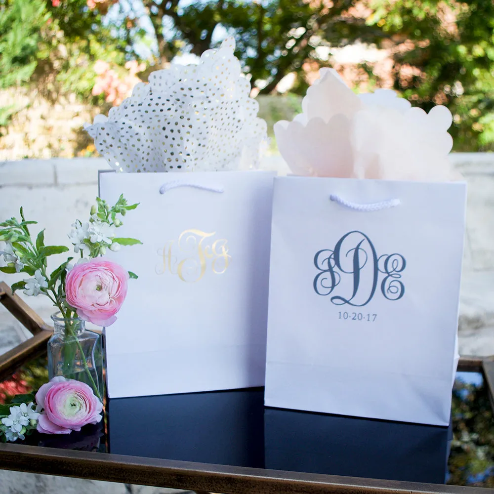 Script Monogram Hotel Welcome Bags