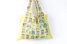 Shopping Bag [Yellow] - Biege Shophouses