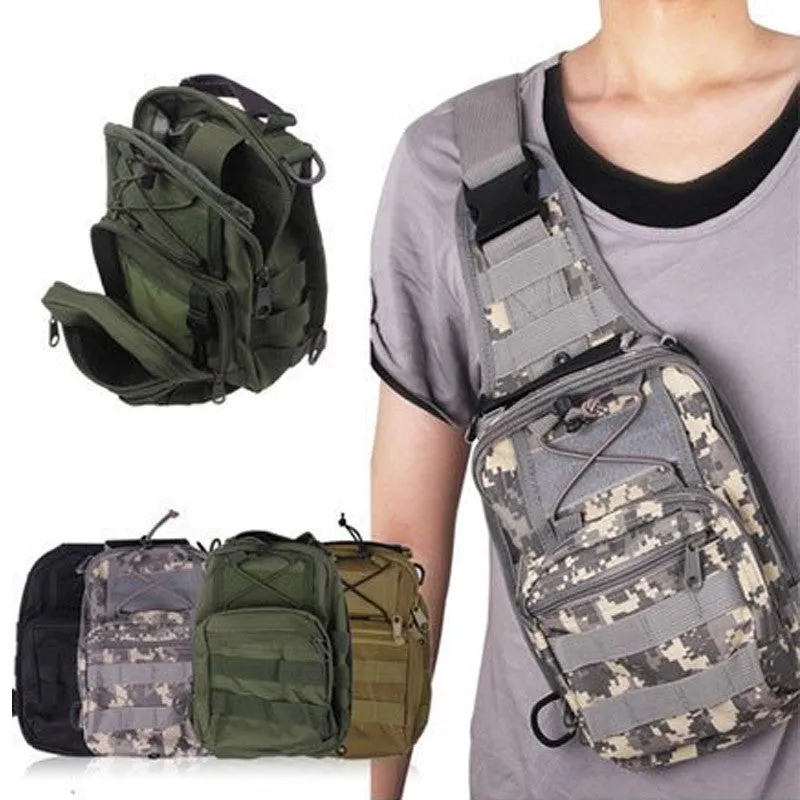 Shoulder Sling Backpack Military Style Outdoor Compact Stealth Angel Survival